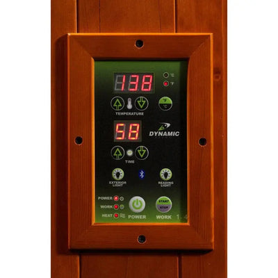Dynamic Avila 1-2 Person Low EMF FAR Infrared Sauna | DYN-6103-01 Golden Designs