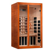 Dynamic Santiago 2-Person Full Spectrum Near Zero EMF FAR Infrared Sauna | DYN-6209-03 FS Golden Designs