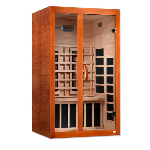 Dynamic Santiago 2-Person Full Spectrum Near Zero EMF FAR Infrared Sauna | DYN-6209-03 FS Golden Designs