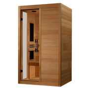 Dynamic Veneto 1-2 Person Low EMF FAR Infrared Sauna | DYN-6115-05 Golden Designs