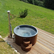 SaunaLife 6 Person Wood-Fired Hot Tub S4N/S4B Saunalife