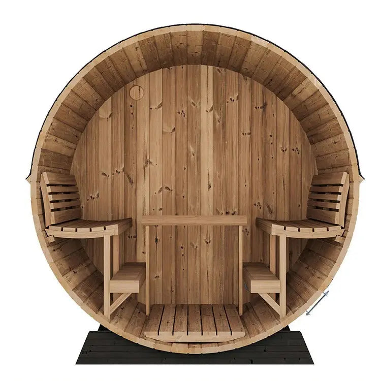 SaunaLife 6-Person EE8G ERGO Elegance Series Barrel Sauna Saunalife
