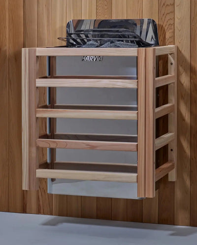 Golden Designs Klosters 6-Person Cedar Barrel Sauna & Harvia Traditional Electric Heater Kit | GDI-B006-01 Golden Designs