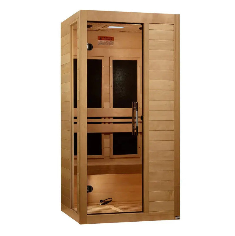 Dynamic Veneto Elite 1-2 Person Ultra Low EMF FAR Infrared Sauna | DYN-6115-05 Elite Golden Designs