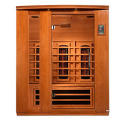 Dynamic Lugano 3-Person Full Spectrum Near Zero EMF FAR Infrared Sauna | DYN-6336-03 FS Golden Designs