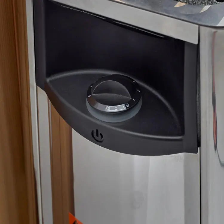 Golden Designs Hanko 2 Person Indoor Sauna & Harvia Traditional Electric Heater Kit | GDI-7202-01 Golden Designs