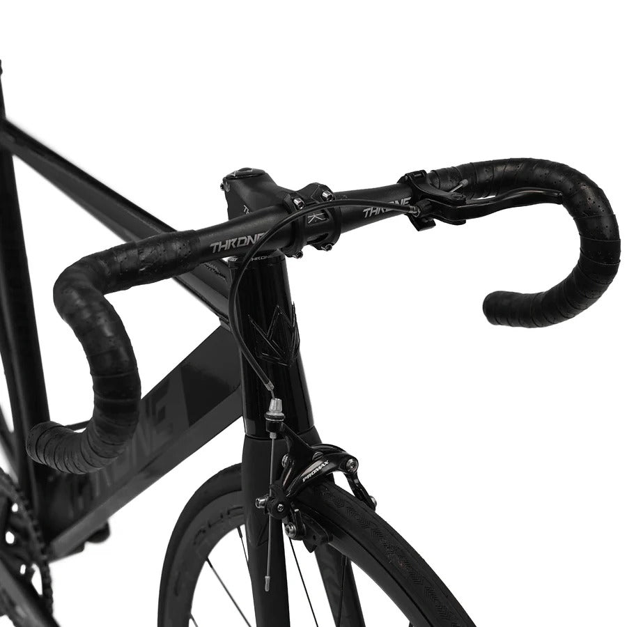 Throne Cycles TRKLRD Track Lord Fixed Gear Bike, Black Stealth