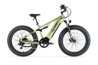 Cyrusher Rover Full Suspension E-Bike 750W,52V 15.6Ah