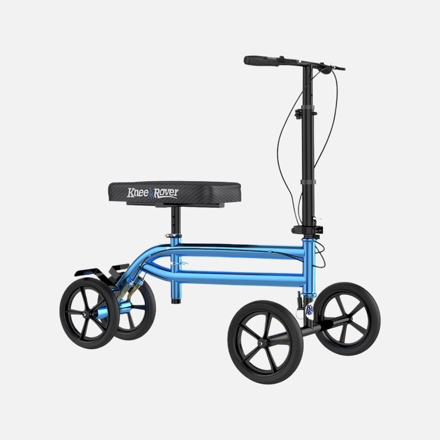 Kneerover economy steerable knee walker metallic blue