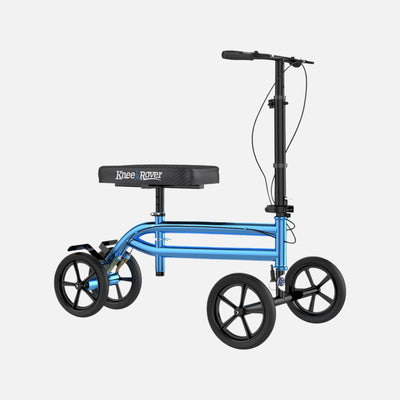 Kneerover economy steerable knee walker metallic blue
