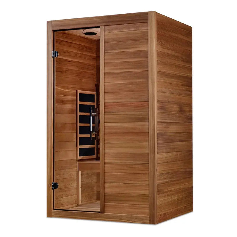 Golden Designs S-Line Maxxus Full Spectrum Infrared Sauna | MX-S206-01-FS-PC Golden Designs