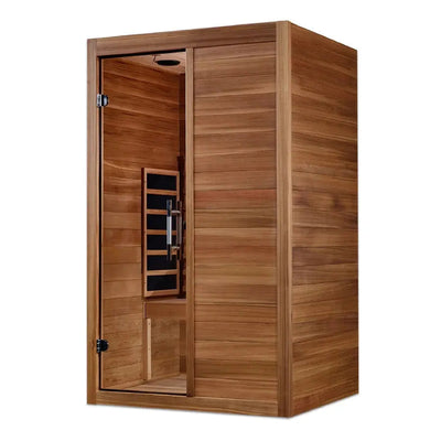 Golden Designs S-Line Maxxus Full Spectrum Infrared Sauna | MX-S206-01-FS-PC Golden Designs