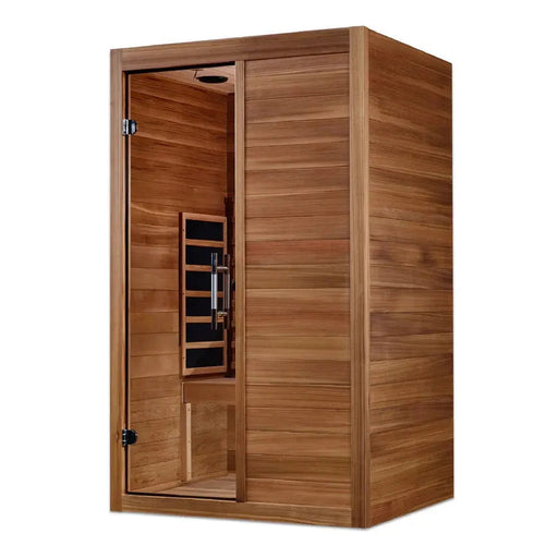 Golden Designs S-Line Maxxus Full Spectrum Infrared Sauna | MX-S206-01-FS-PC Golden Designs
