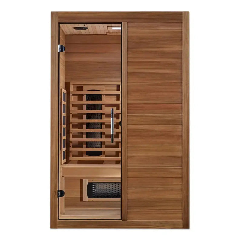Golden Designs S-Line Maxxus Full Spectrum Infrared Sauna | MX-S206-01-FS-PC Golden Designs