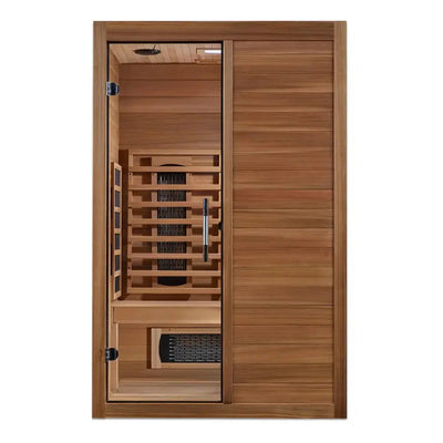 Golden Designs S-Line Maxxus Full Spectrum Infrared Sauna | MX-S206-01-FS-PC Golden Designs