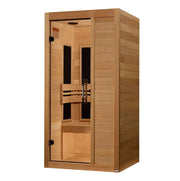 Golden Designs S-Line Maxxus Ultra Low EMF FAR Infrared Sauna Canadian Hemlock | MX-S106-01-ULEMF (Elite) Golden Designs