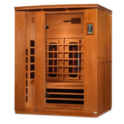 Dynamic Lugano 3-Person Full Spectrum Near Zero EMF FAR Infrared Sauna | DYN-6336-03 FS Golden Designs