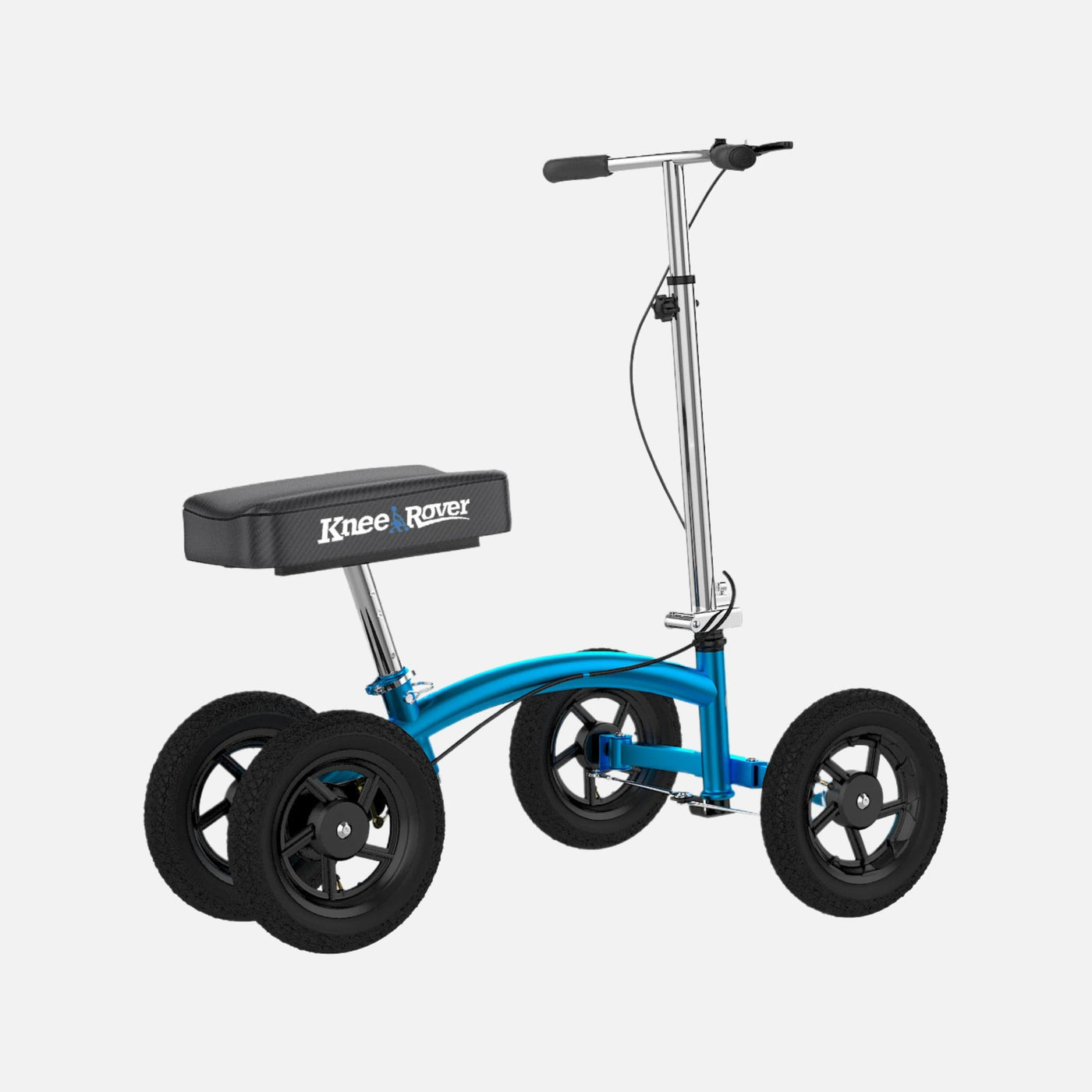 Kneerover quad jr - all terrain knee walker In metallic blue