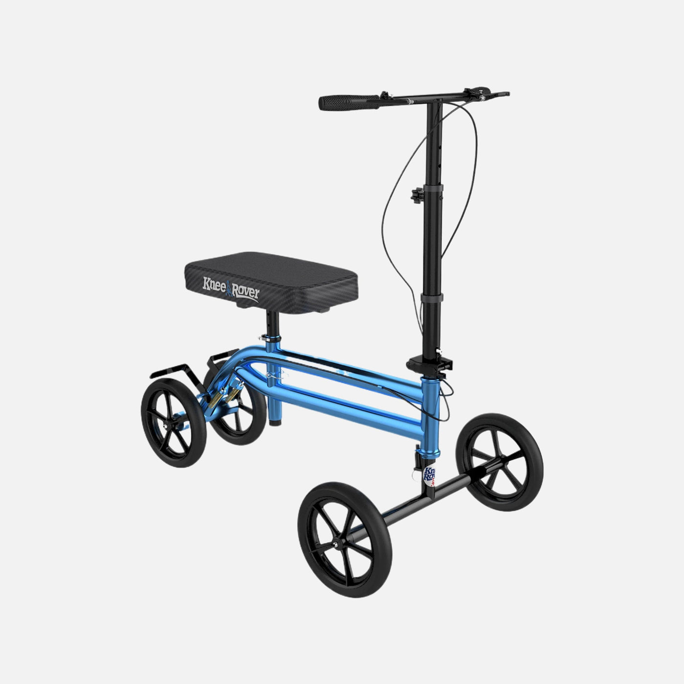 Kneerover economy steerable knee walker metallic blue