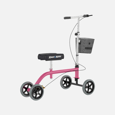 Kneerover knee walker jr pediatric and smaller adult knee bike pink