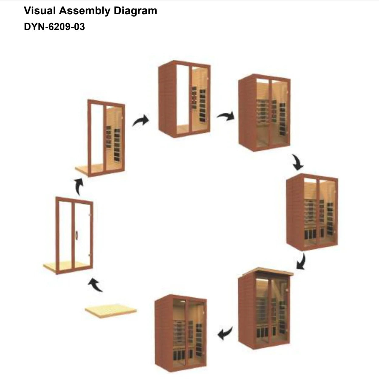 Dynamic Santiago 2-Person Full Spectrum Near Zero EMF FAR Infrared Sauna | DYN-6209-03 FS Golden Designs