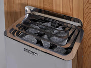 Golden Designs Arlberg 3 Person Outdoor Sauna & Harvia Traditional Electric Heater Kit | GDI-8103-01 Golden Designs