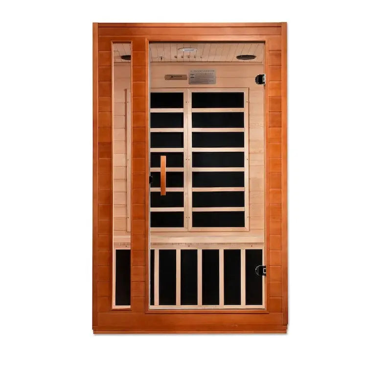 Dynamic Cardoba 2-Person Low EMF FAR Infrared Sauna | DYN-6203-01 Golden Designs
