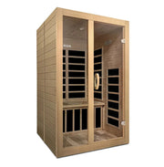 Dynamic Santiago 2-person Low EMF FAR Infrared Sauna | DYN-6209-01 Golden Designs