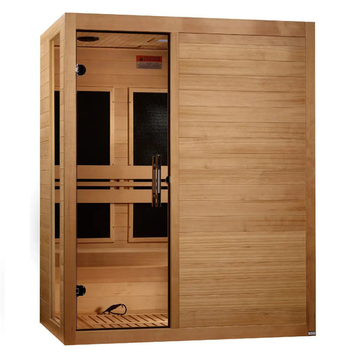 Dynamic Toscana Elite 3 Person Ultra Low EMF FAR Infrared Sauna DYN-6315-05 Elite Golden Designs