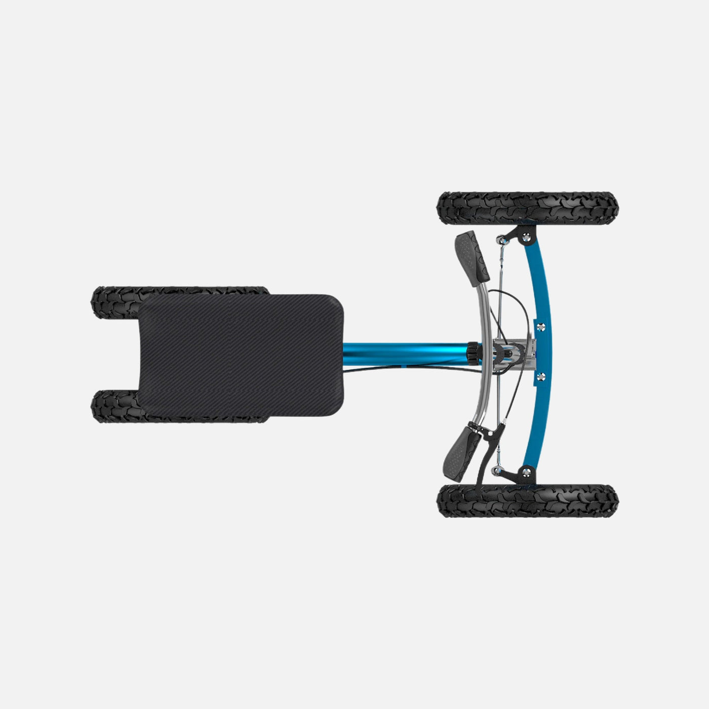 Kneerover quad all terrain knee bike metallic blue