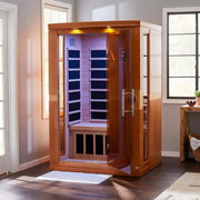 Dynamic Venice 2-person Low EMF FAR Infrared Sauna | DYN-6210-01 Golden Designs