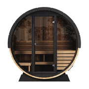 SaunaLife 2-4 Person EE6G ERGO Elegance Series Barrel Sauna Saunalife