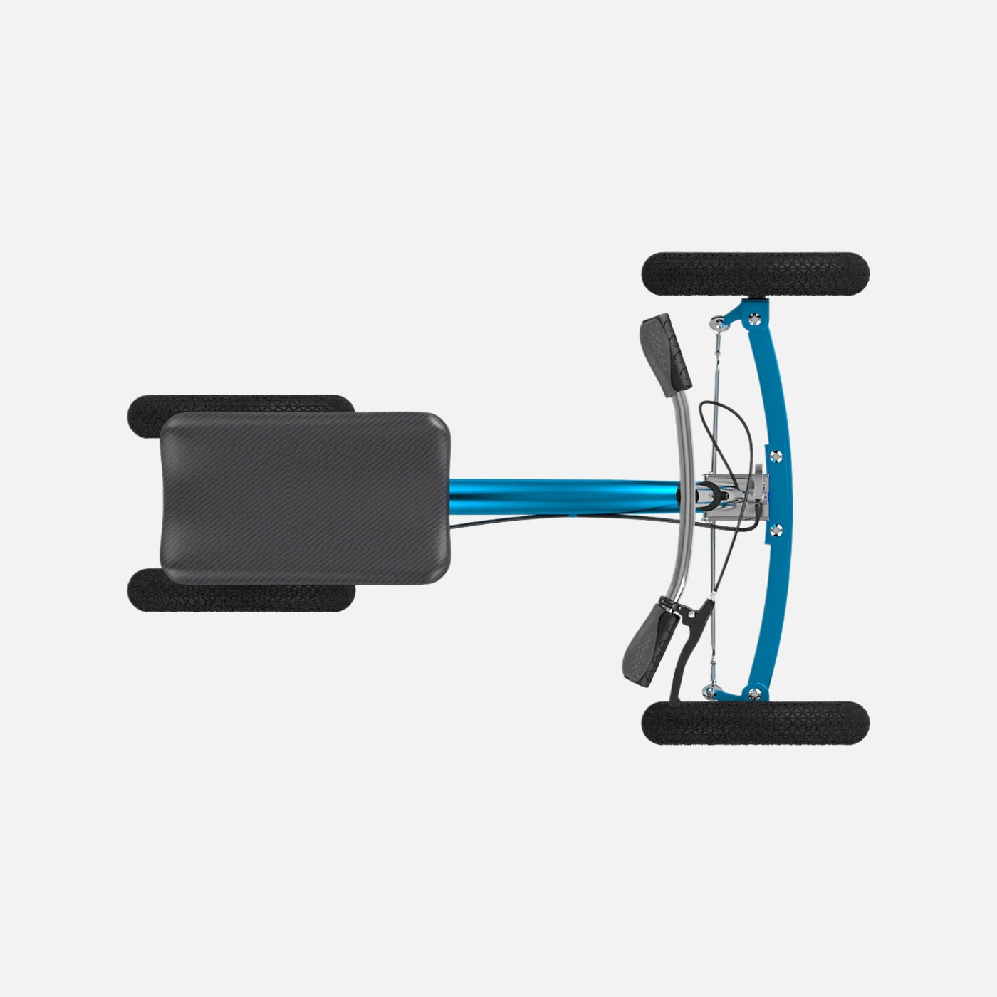 Kneerover quad jr - all terrain knee walker In metallic blue