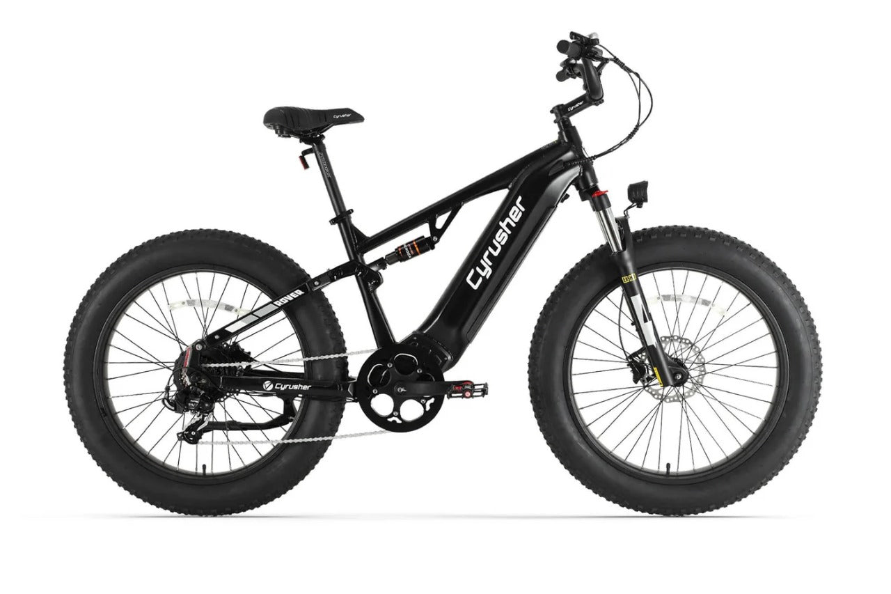 Cyrusher Rover Full Suspension E-Bike 750W,52V 15.6Ah