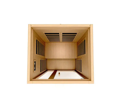 Dynamic Gracia Elite 1-2 Person Ultra Low EMF FAR Infrared Sauna Golden Designs