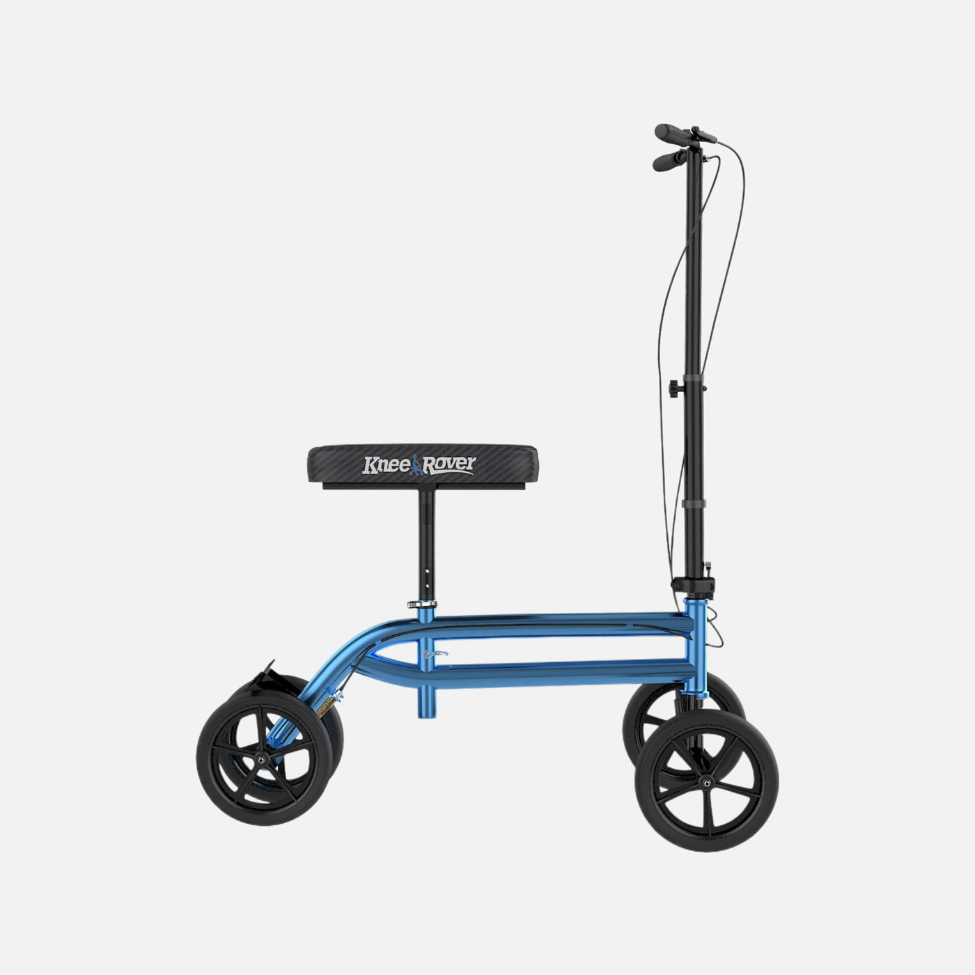 Kneerover economy steerable knee walker metallic blue
