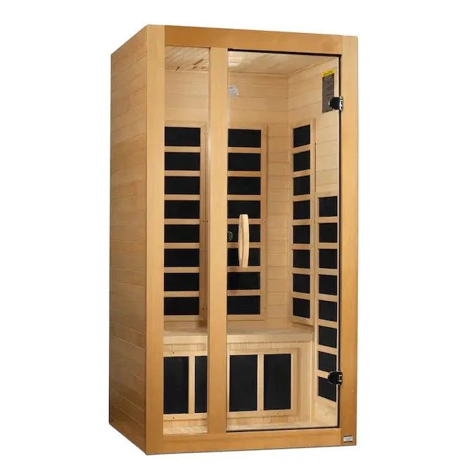 Dynamic Gracia Elite 1-2 Person Ultra Low EMF FAR Infrared Sauna Golden Designs