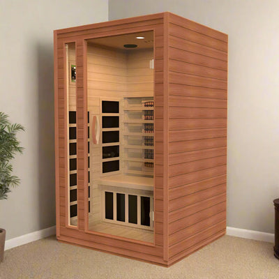 Golden Designs Cardoba 2 Person Full Spectrum Infrared Sauna | DYN-6203-02 FS Golden Designs