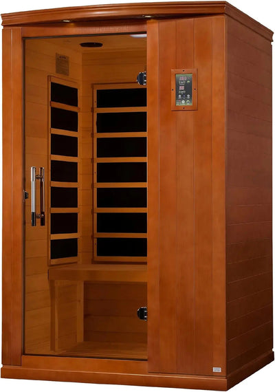Dynamic Venice 2-person Low EMF FAR Infrared Sauna | DYN-6210-01 Golden Designs