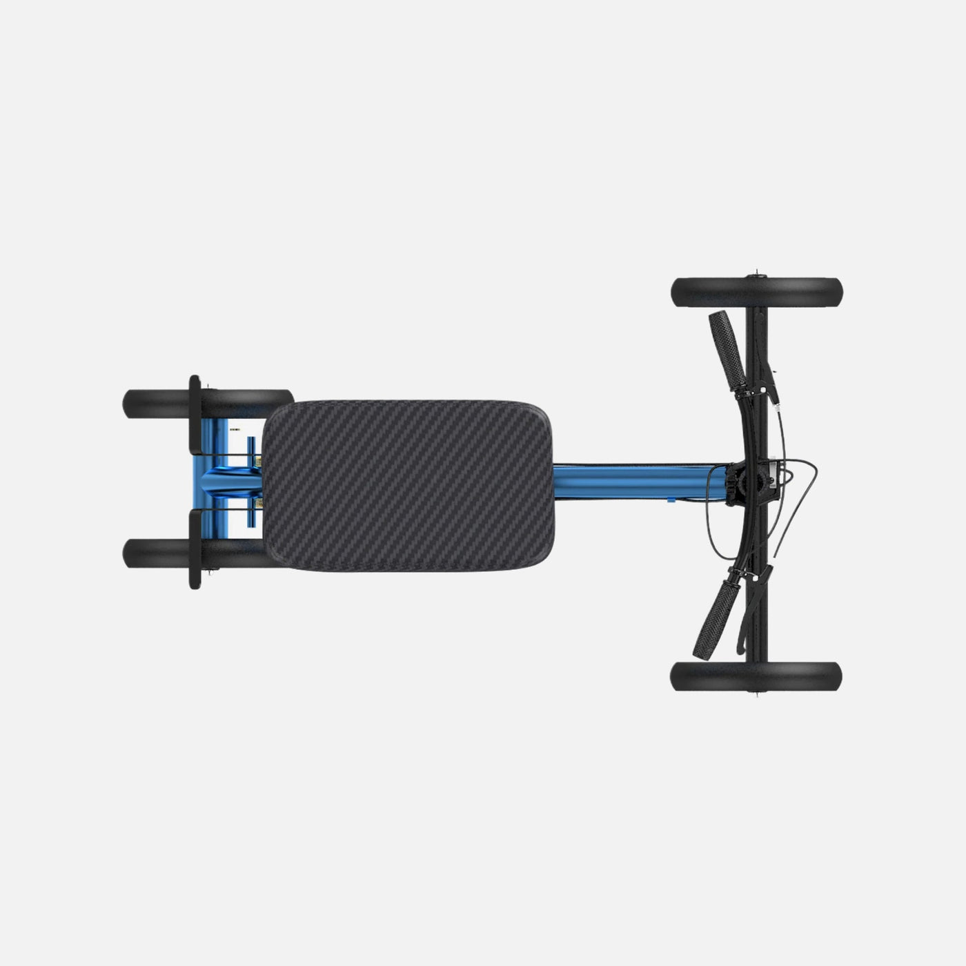 Kneerover economy steerable knee walker metallic blue