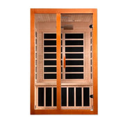 Dynamic Santiago Elite 2-Person Ultra Low EMF FAR Infrared Sauna | DYN-6209-02 Elite Golden Designs