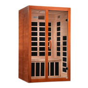 Dynamic Santiago Elite 2-Person Ultra Low EMF FAR Infrared Sauna | DYN-6209-02 Elite Golden Designs
