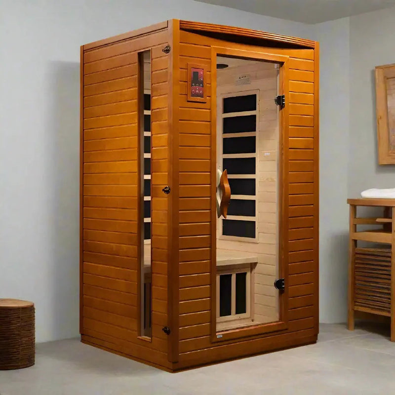Dynamic Versailles 2-person Low EMF FAR Infrared Sauna | DYN-6202-03 Golden Designs
