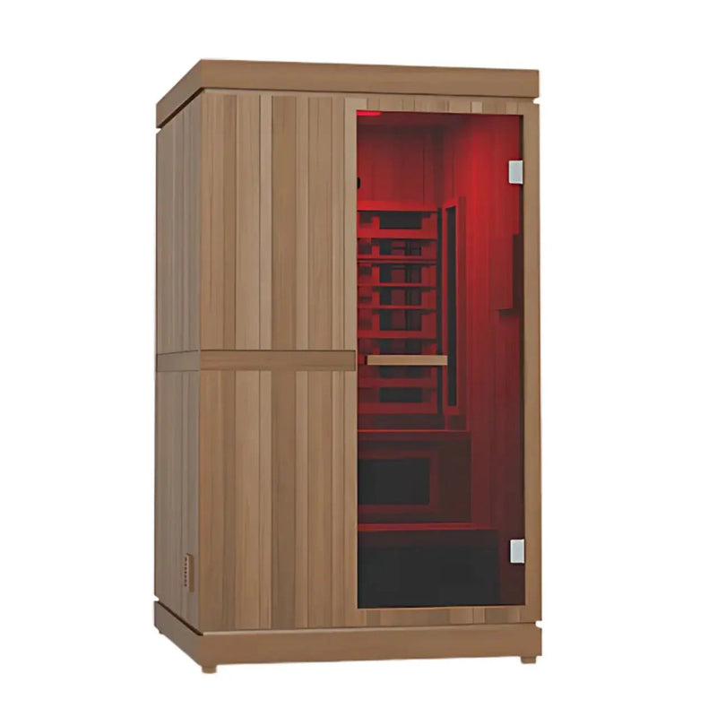 Finnmark FD-4 Trinity 2-Person Hybrid Indoor Infrared & Traditional Steam Sauna + Red Light Therapy | FD-KN004 Finnmark