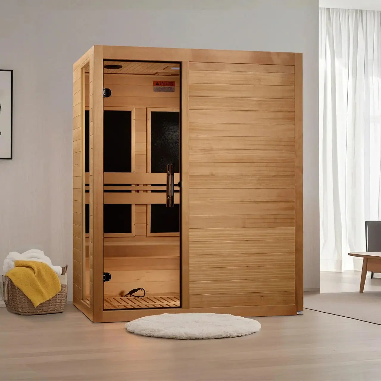 Dynamic Toscana Elite 3 Person Ultra Low EMF FAR Infrared Sauna DYN-6315-05 Elite Golden Designs