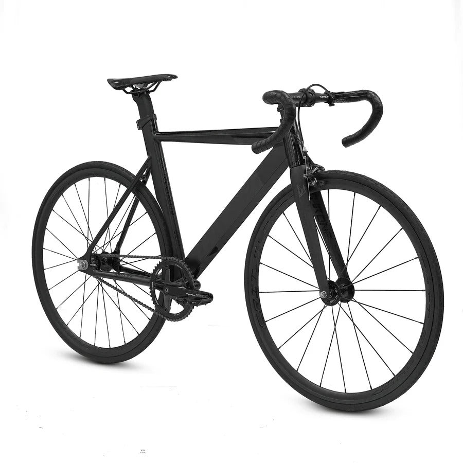 Throne Cycles TRKLRD Track Lord Fixed Gear Bike, Black Stealth