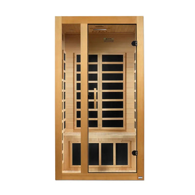 Dynamic Gracia Elite 1-2 Person Ultra Low EMF FAR Infrared Sauna Golden Designs