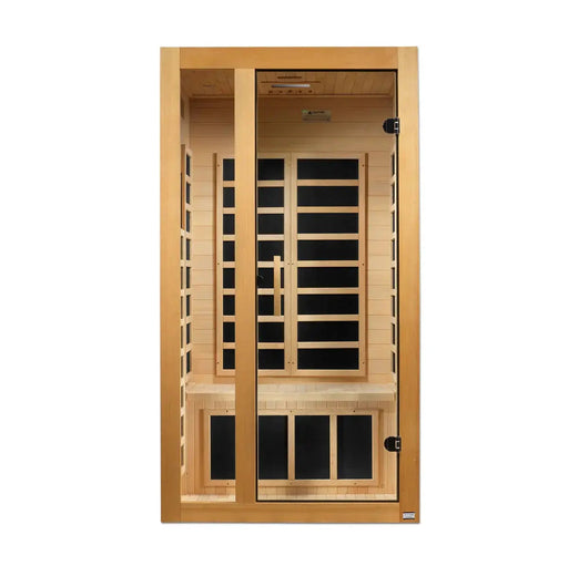 Dynamic Gracia Elite 1-2 Person Ultra Low EMF FAR Infrared Sauna Golden Designs