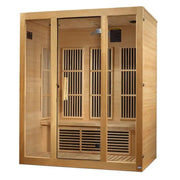 Maxxus Bellevue 3-Person Near Zero EMF FAR Infrared Sauna | MX-J306-01-ZF Golden Designs