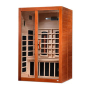 Dynamic Santiago 2-Person Full Spectrum Near Zero EMF FAR Infrared Sauna | DYN-6209-03 FS Golden Designs